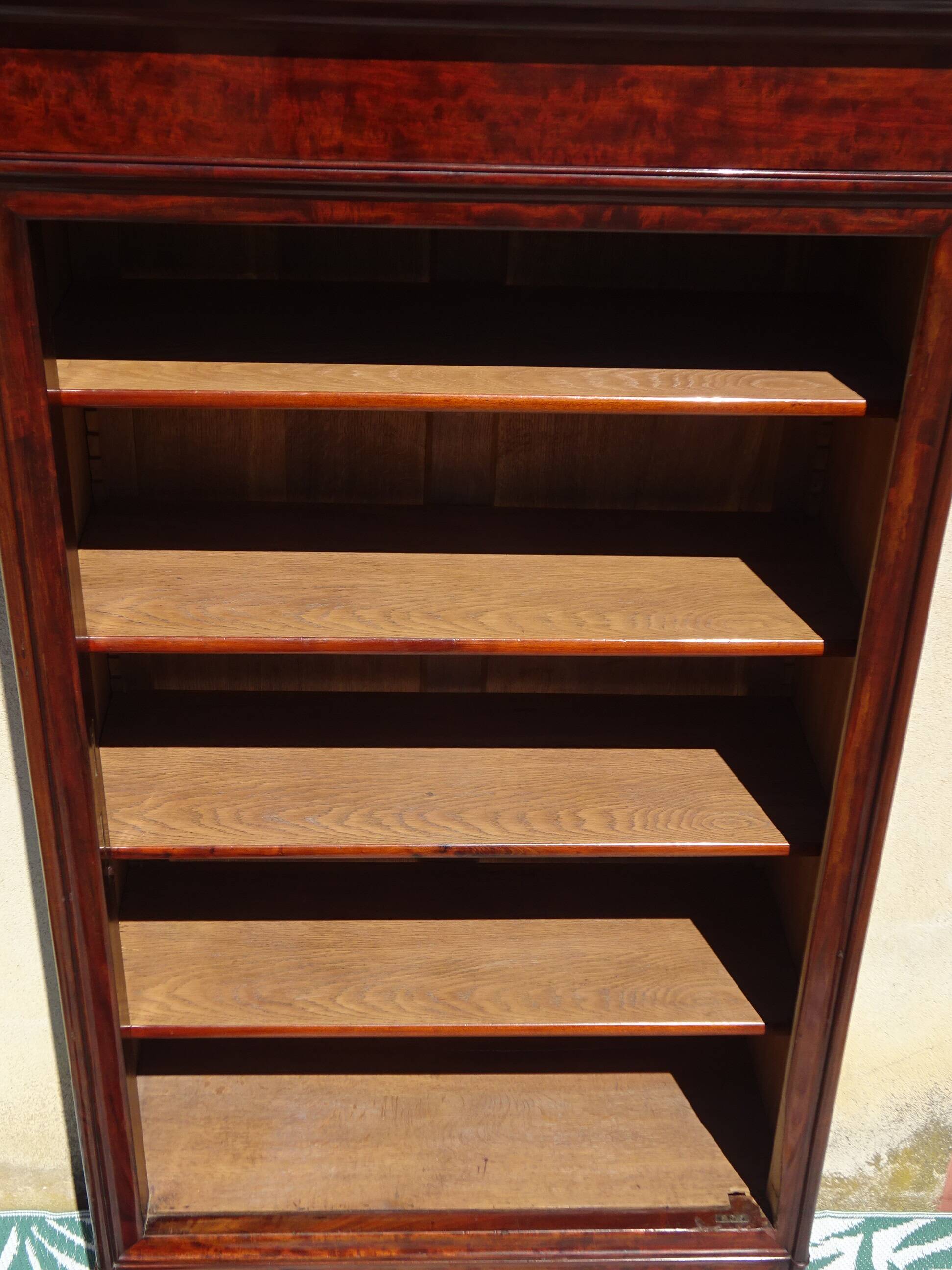 Mahogany bookcase