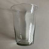 Set of 8 glasses cups corrugations 1960 mid century modern