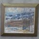 Erik Ström, Swedish painting, 1970s, Oil on panel, Framed