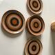Sarreguemine dessert plates, hawai