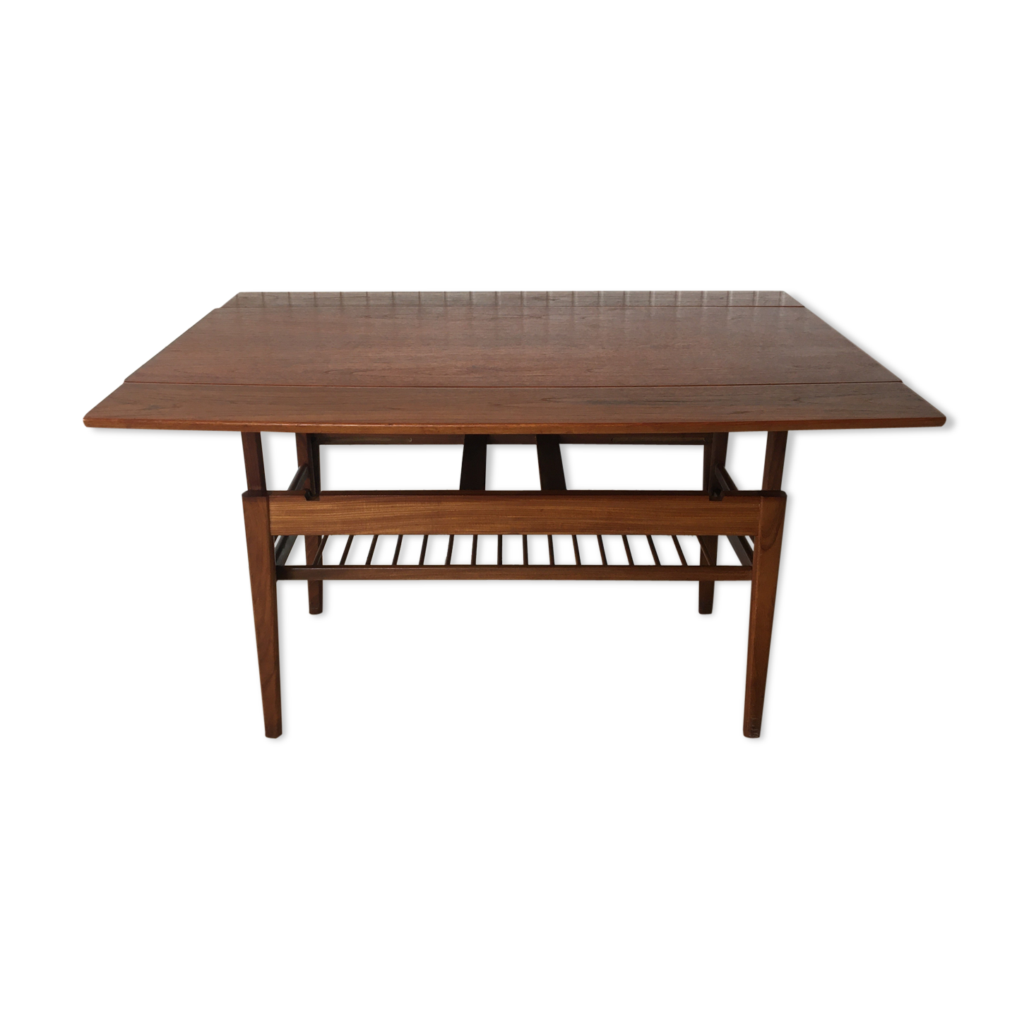 "Elevator" teak table by Kai Kristiansen