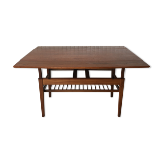 "Elevator" teak table by Kai Kristiansen