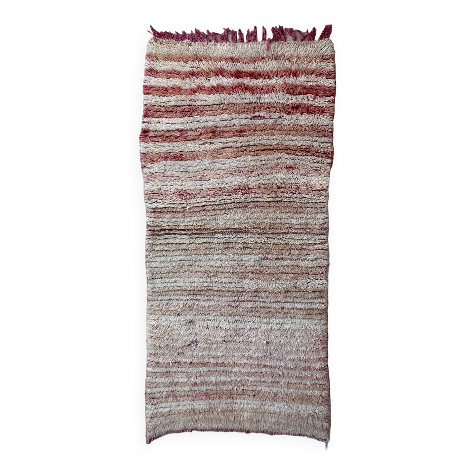 Moroccan rug Marmoucha beige - 89 x 186 cm