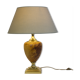 Lamp made of brass and peccari leather