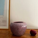 Pink memphis-style vase