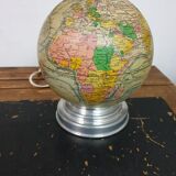 Light earth globe