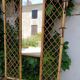 Vintage rattan wardrobe