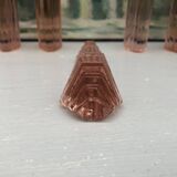 pink / rosaline art deco knife holders