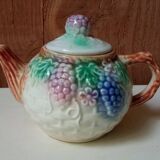 Antique teapot in slip