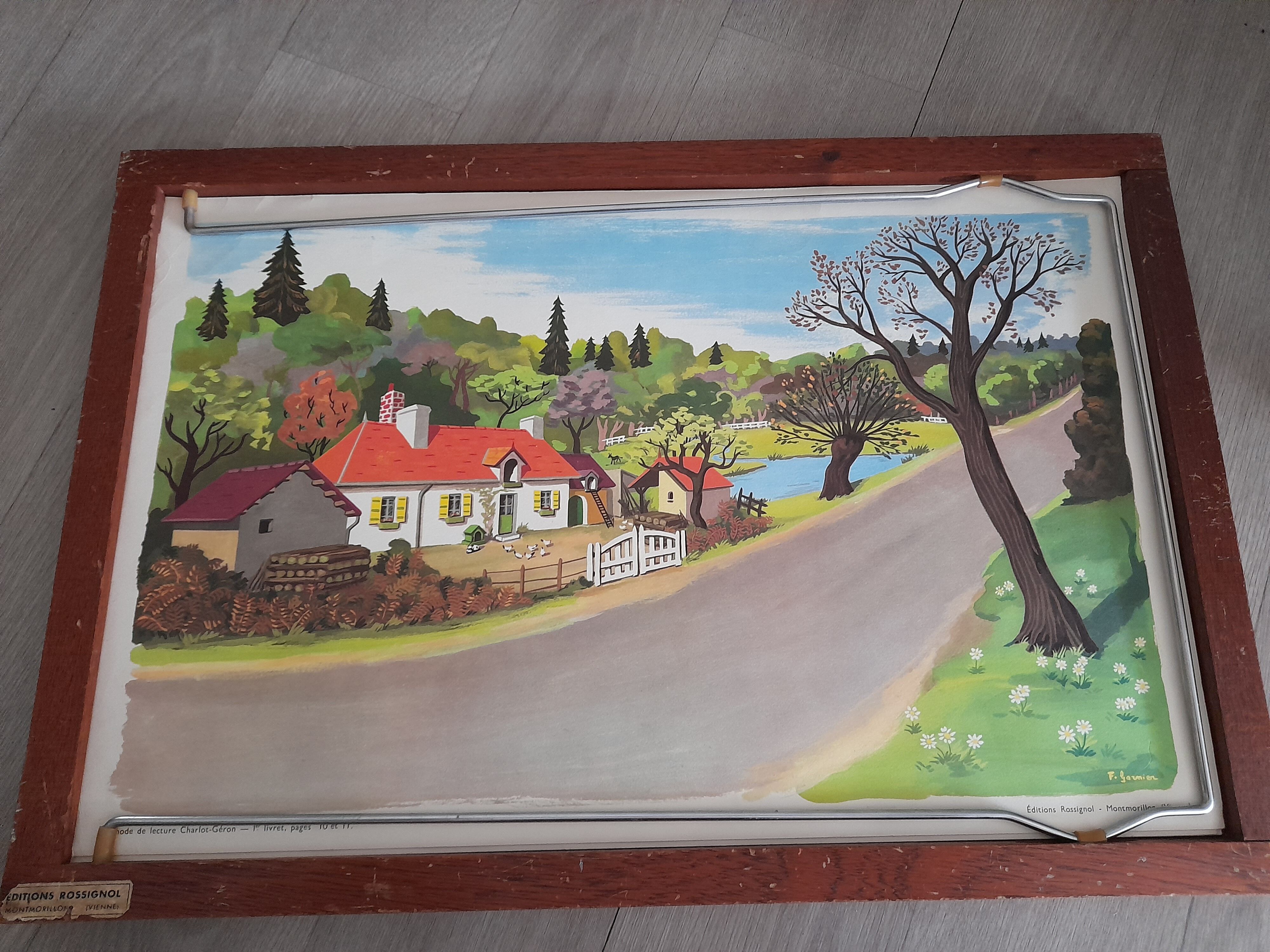 Rossignol frame set and 12 posters