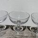 8 antique blown glass cocktail glasses