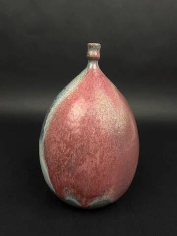 Moonlight stoneware vase, Feu Follet workshop, Penne (Lot-et-Garonne), 20th century