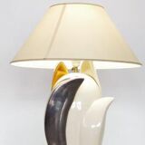 Floral vintage desk lamp by Francis Brown