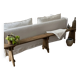 Renovated farm bench
