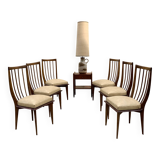 Set de 6 chaises inspiration scandinave 1960