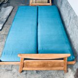 Convertible sofa compass feet