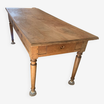 Ancienne table de découpe de couturière