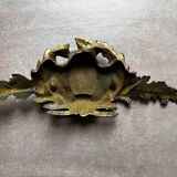 Brass pediment