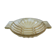 Art Deco dish in roseline glass