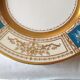 4 fine porcelain flat plates