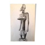 Dessin Statuette Africaine
