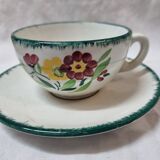 8 coffee cups Lunéville from 1940/50