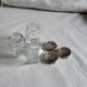 3 Antique Salt Cellars Silver Cork Crab Mark
