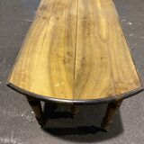 Table 6 feet Louis Philippe walnut