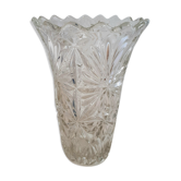 Vase en cristal taillé