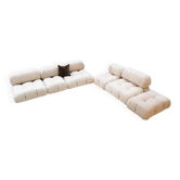 Canapé modulaire blanc modèle Camaleonda conçu par Mario Bellini. Italie 1970.