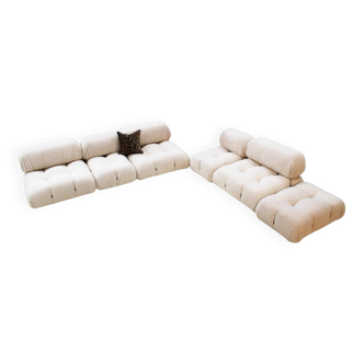 White Modular Sofa Model Camaleonda Designed By Mario Bellini. Italy 1970