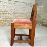 Oak chair of the Amsterdam School, 1930