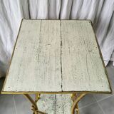 Table en bois patiné
