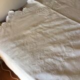 White cotton bedspread