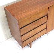 Large vintage sideboard with drawers and doors made in the 60s