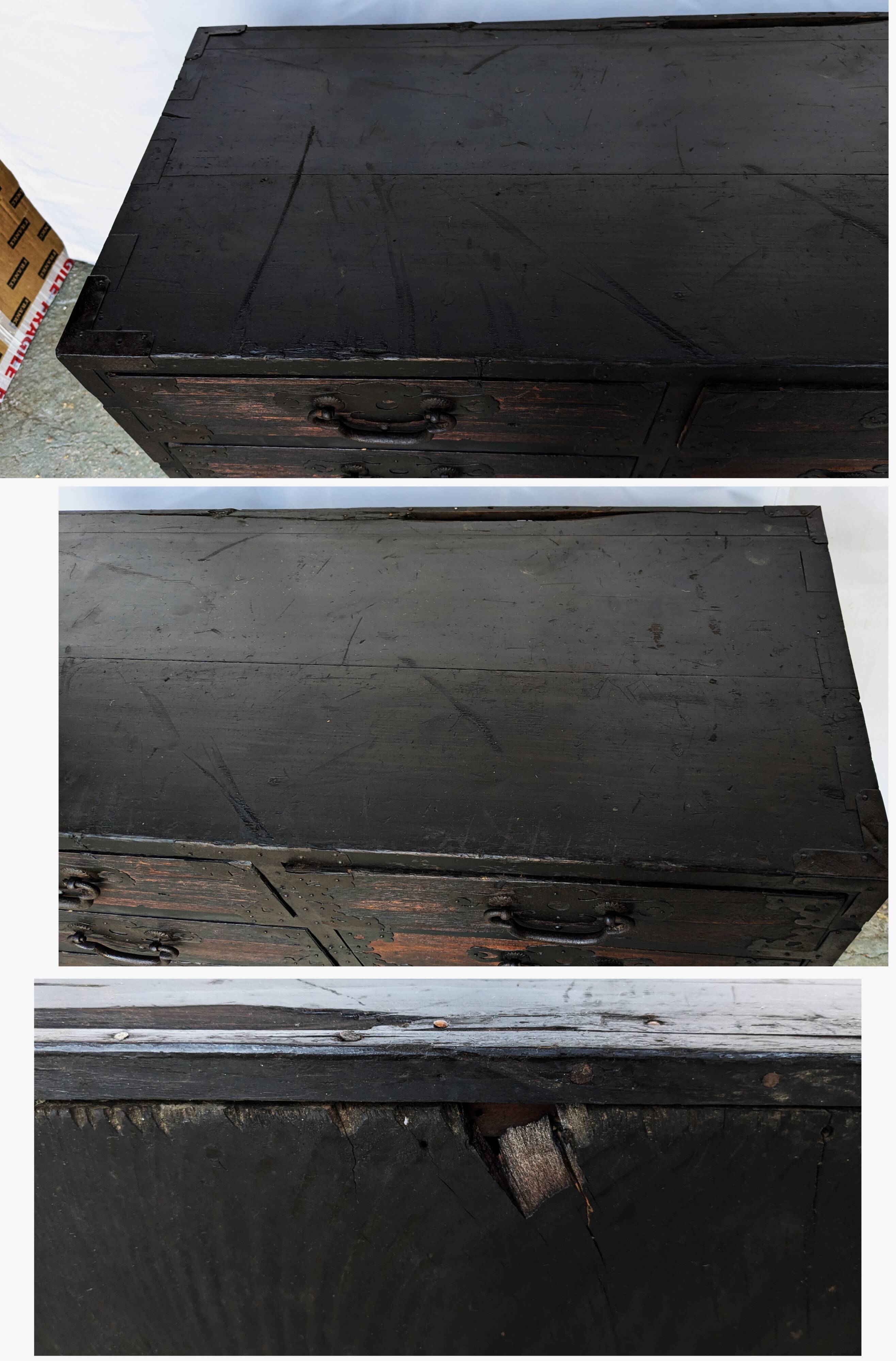 19th century Japanese trade furniture - tansu