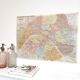 Carte vintage Paris et ses quartiers 1970