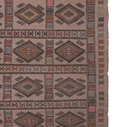 Kilim turc vintage tissé main 161x226 cm