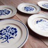 6 Badonviller dessert plates
