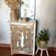 Vintage patinated jam jar