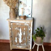 Vintage patinated jam jar
