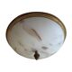 Opaque glass ceiling light