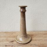 Large La Borne candle holder in sandstone signed