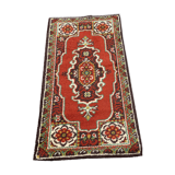 Tapis persan/turc vintage fait à la main 80x160