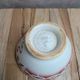 Old ironstone bowl from Digoin – Pink floral decoration – Vintage