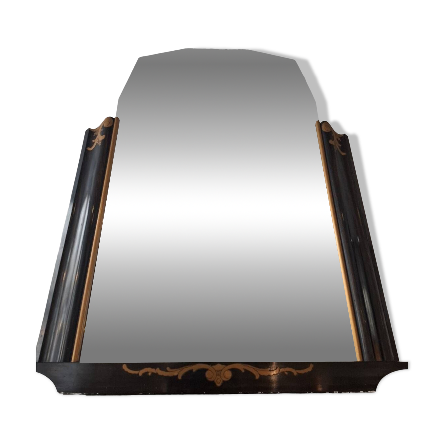 Large art deco mirror to stand