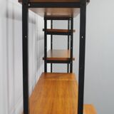 1970s Italian Teak Shelves Unit With Desk