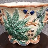 19th-century earthenware cachepot