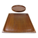 2 solid teak platters from Denmark - Wiggers