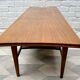 Vintage teak coffee table with shelf